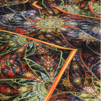 Коприна ETRO цветни фигури
